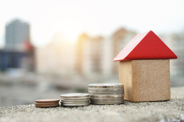 Real estate property investment concept, Asset management,Saving money for house concept, Necessary...