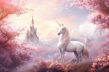 Obraz na płótnie Canvas Ethereal Unicorn Delights