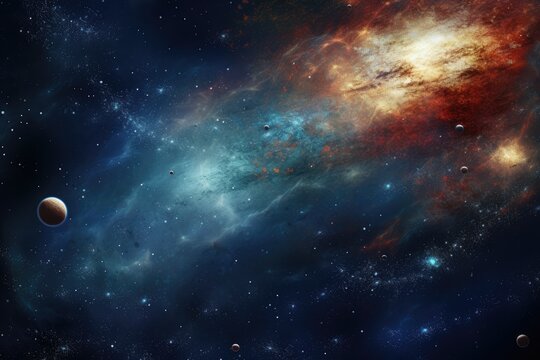 Celestial Galaxy: Majesty of the Cosmic Realm © Ilsol