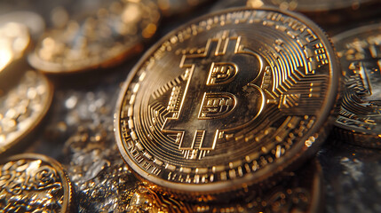 Bitcoin or BTC crypto currency
