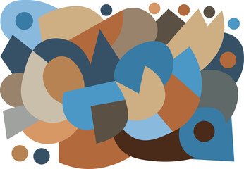 colorful abstract art for wall decoration
