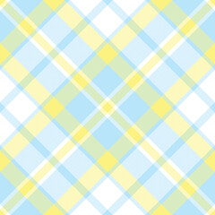 Plaid pattern vector. Check fabric texture. Seamless textile design for clothes, paper print.