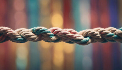 close up of a rope