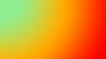 colorful vibrant palette mixture of light green , bright yellow , deep orange and vivid red solid color radiance gradient geometric effect style background