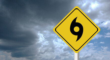 visual of a stormy cloud background with a hurricane