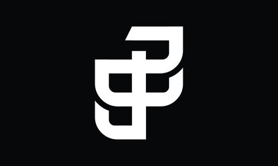 B, BB, Abstract Letters Logo Monogram