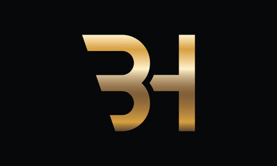 BH, HB ,H ,B ,Abstract Letters Logo Monogram