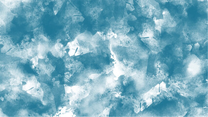 Abstract blue watercolor background.Hand painted watercolor. vector