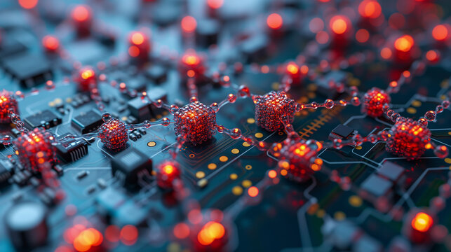 Visualization data technology theme, great design abstract digital technology background. Dynamic background. Graphic pattern. 3d trendy generative AI