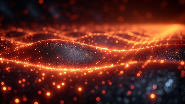 Visualization data technology theme, great design abstract digital technology background. Dynamic background. Graphic pattern. 3d trendy generative AI