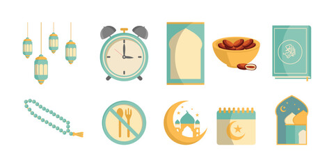 Ramadan Elements Illustration
