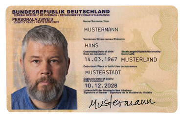 German Identity Card, Personalausweis