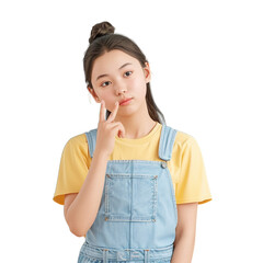 little child thinking