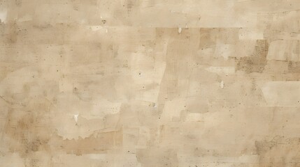 Vintage Textured Background: Aged Beige Paper with Torn Edges and Stains
