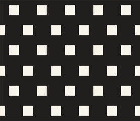 Vector seamless pattern. Repeating geometric elements. Stylish monochrome background design.