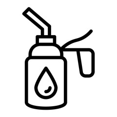 Oiler Vector Line Icon