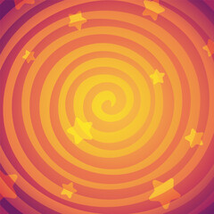 Swirling comic colorfull background. Vector illustration for hypnotic spirals design. Vortex spiral twirl. Psychadelic pattern. Hypnotic spiral tunnel. - 752149778