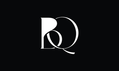 BQ, QB, B, Q, Abstract Letters Logo monogram