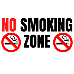 No smoking warning sign 