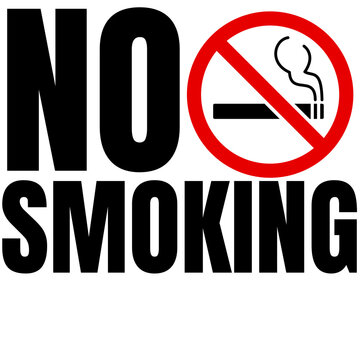 No smoking warning sign 