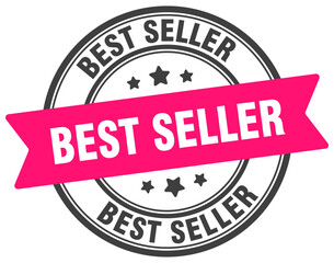 best seller stamp. best seller label on transparent background. round sign