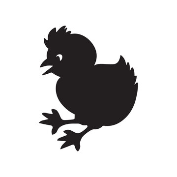 recommend clip art: Silhouette of Easter Chick