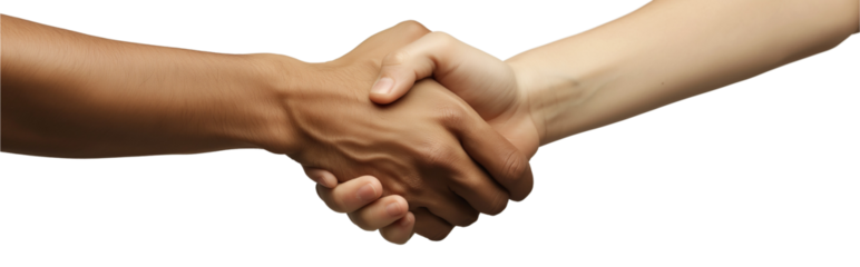 Deal done isolated on white