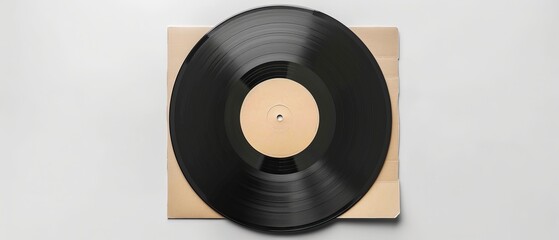 Obraz premium Choosing vinyl record. Music addict concept. Old school music classic concept. 
