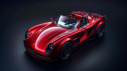 Speedster sports car unveiled at the Paris Motor - obrazy, fototapety, plakaty