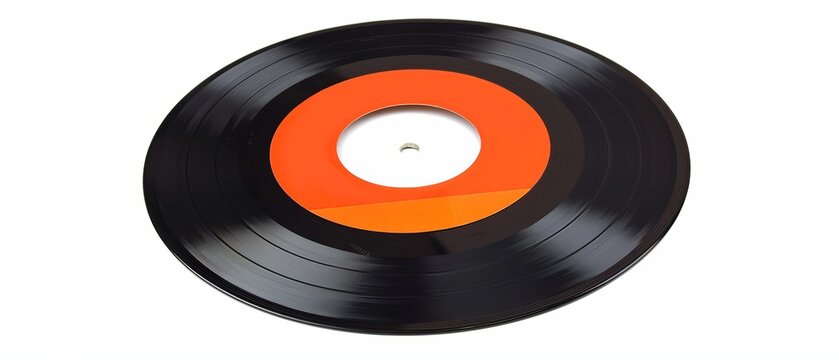 Choosing vinyl record. Music addict concept. Old school music classic concept. 