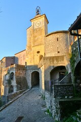 Fototapeta na wymiar The Campania town of Riardo, Italy.
