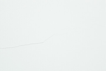 Shrinkage crack on a white aerated concrete wall. Fragile construction material. A Cracked Concrete...