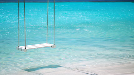 Obraz premium swing by the ocean