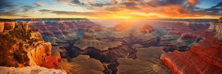  Image of the canyon landscape at sunset. © kept