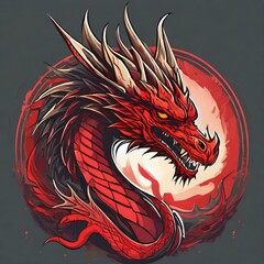 red dragon head