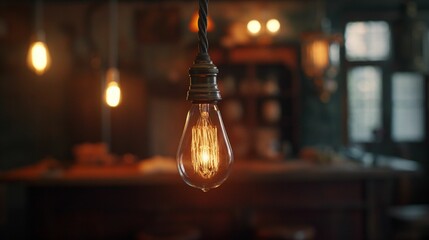 Image of vintage light bulb.