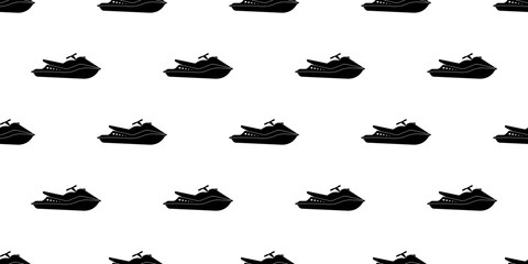 Water Scooter Icon Seamless Pattern Y_2207001