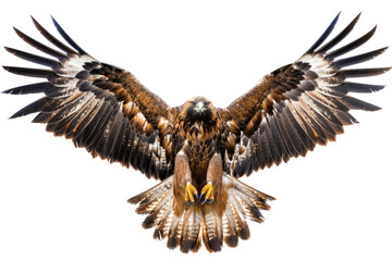 Golden Eagle Isolated On Transparent Background