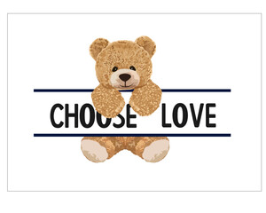 bear design vector .graphic tee