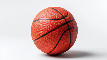 basketball ball on white background