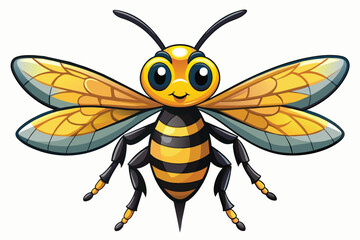 Illustration of a bee