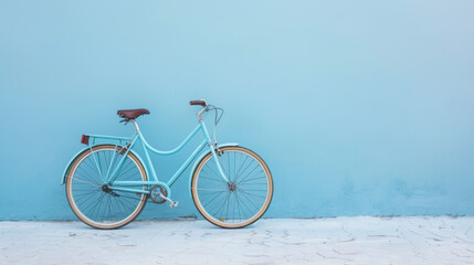 bike on white background - obrazy, fototapety, plakaty