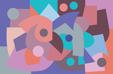 Fototapeta premium colorful abstract art for wall decoration