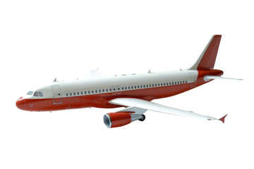 Plane Model Isolated On Transparent Background