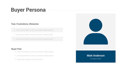 Comprehensive Template for Creating Detailed and Effective Buyer Personas for Marketing Strategies 