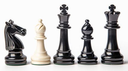 chess on white background