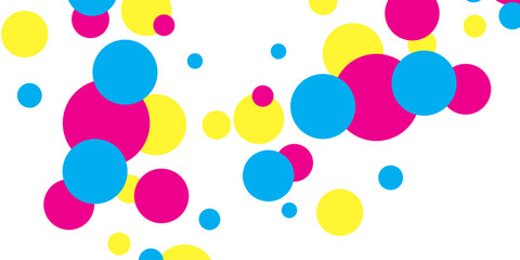 Color Rain Top Illustration. Festival Shine Card. Flying Invitation. Color Confetti Transparent Pattern. Polka Transparent Invitation background.