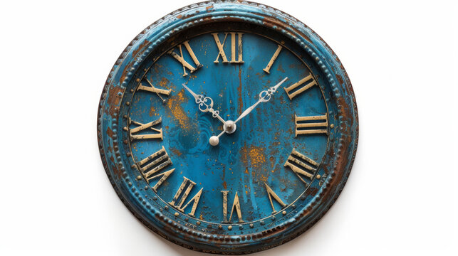 clock on white background