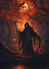 Death the Grim Reaper from Hell