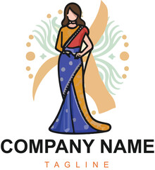 Vector boutique fashion modern logo company vector template